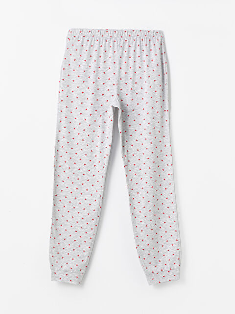 LCW DREAM Beli Lastikli Baskılı Hamile Jogger Pijama Altı - S48325Z8-998