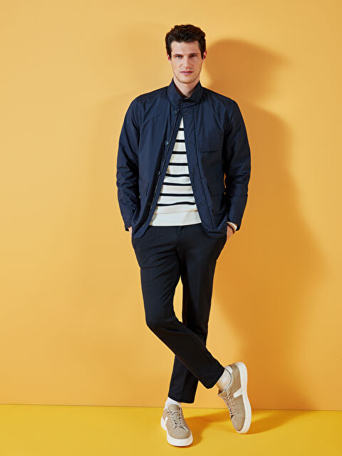 SOUTHBLUE Slim Fit Poplin Men's Trousers - S48347Z8-RFH