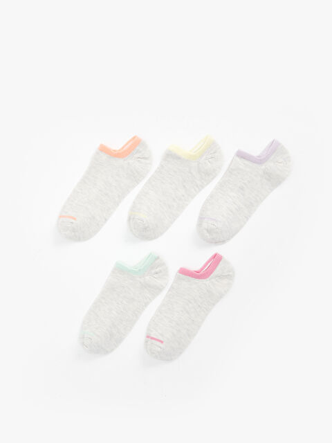 LCW DREAM Kadın Düz Patik Çorap 5'li - S48349Z8-J3S