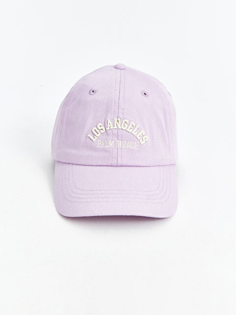 LCW STEPS Yazı Nakışlı Kız Çocuk Kep Şapka - S48389Z4-G7S