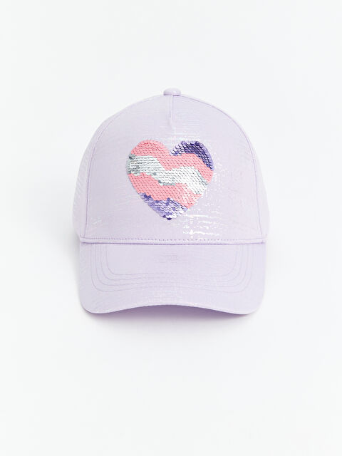 LCW ACCESSORIES Kalp Desenli Kız Çocuk Kep Şapka - S48394Z4-G2N