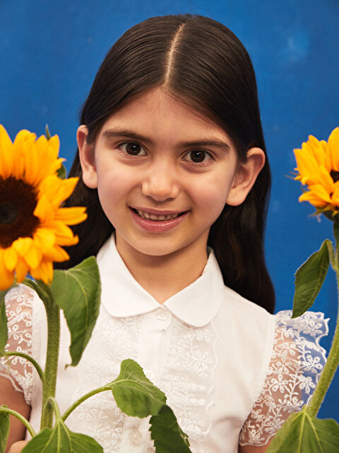 LCW Kids Dantel Detaylı Kız Çocuk Gömlek - S48633Z4-Q6K