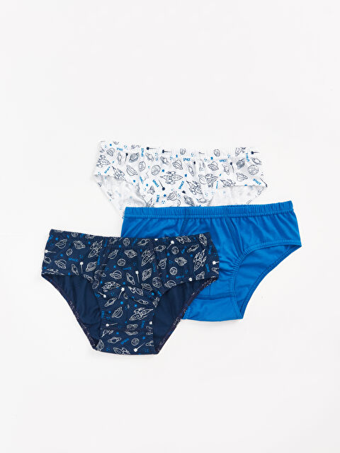 LCW Kids سراويل داخلية للأولاد مطبوعة، 3 قطع - S48786Z4-LU7