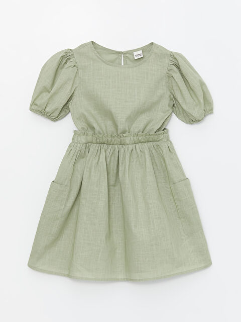 LCW Kids Crew Neck Girls' Dress - S48821Z4-FHV