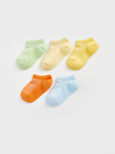 LCW baby Basic Erkek Bebek Patik Çorap 5'li - S48878Z1-G0R