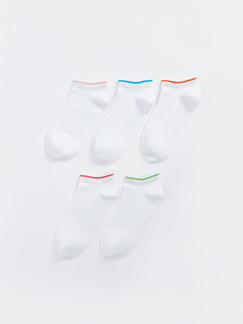 LCW DREAM Kadın Düz Patik Çorap 5'li - S49129Z8-FFB
