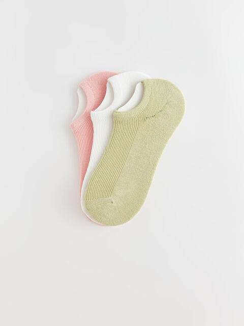 LCW DREAM Kadın Düz Patik Çorap 3'lü