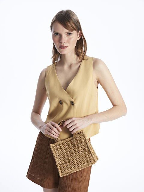 LCW ACCESSORIES Kadın Hasır El Çantası - S49155Z8-QPX