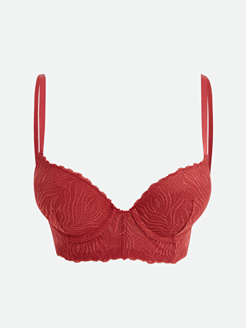 LCW DREAM Balenli Dolgulu Dantelli Fantezi Tişört Sütyen - S49182Z8-HPZ