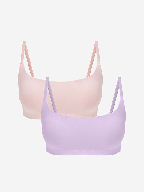 LCW Young Balensiz Pedli Düz Büstiyer 2'li Paket - S49352Z8-FZE