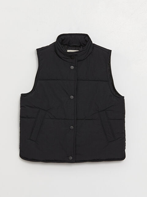 LCW Kids Dik Yaka Kız Çocuk Yelek - S49634Z4-CVL