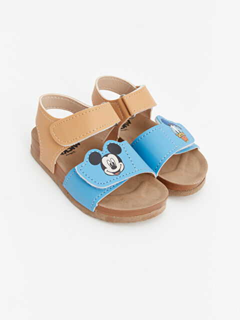 LCW STEPS صنادل الأولاد الصغار المطبوعة ميكي ماوس - S49718Z1-VEZ