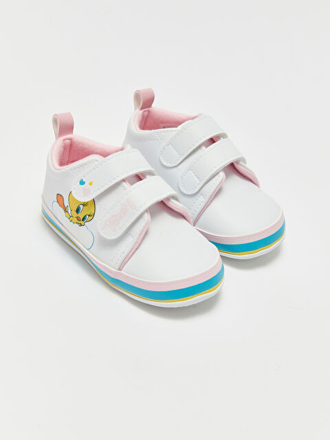 LCW STEPS Tweety Printed Baby Girls' Pre-Walking Sneakers - S49853Z1-J5E