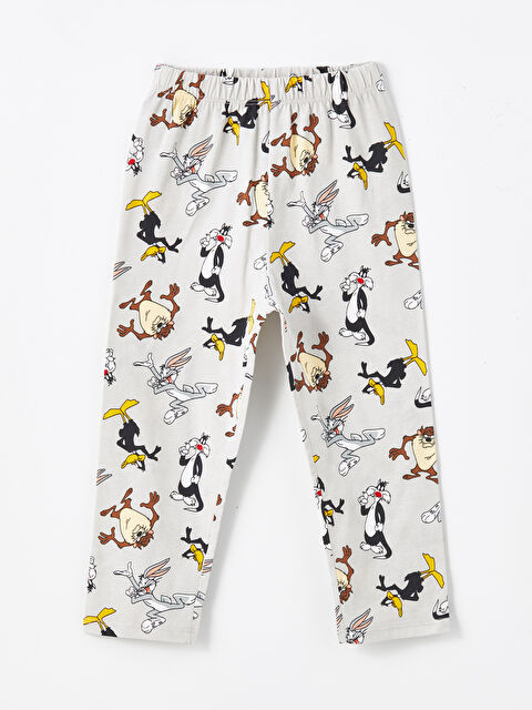 LCW baby Beli Lastikli Looney Tunes Baskılı Erkek Bebek Eşofman Alt - S49903Z1-LRV