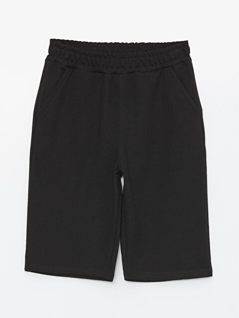 LCW Kids Elastic Waist Basic Boys' Roller Shorts - S49975Z4-CVL