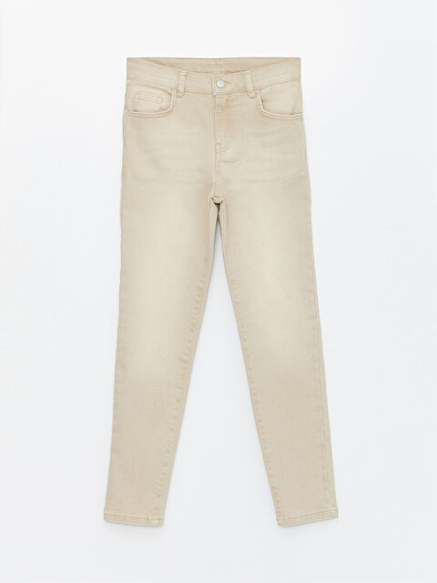 LCW Kids Beli Ayarlanabilir Lastikli Erkek Çocuk Jean Pantolon - S49977Z4-FGP