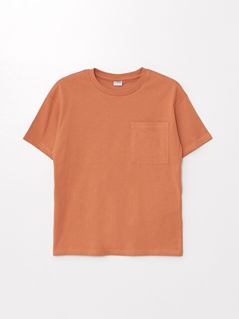 LCW Kids Oversize Bisiklet Yaka Erkek Çocuk Tişört - S49997Z4-VZY