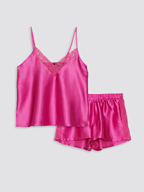 LCW DREAM Пижамный комплект с шортами - S4AD28Z8-GWX