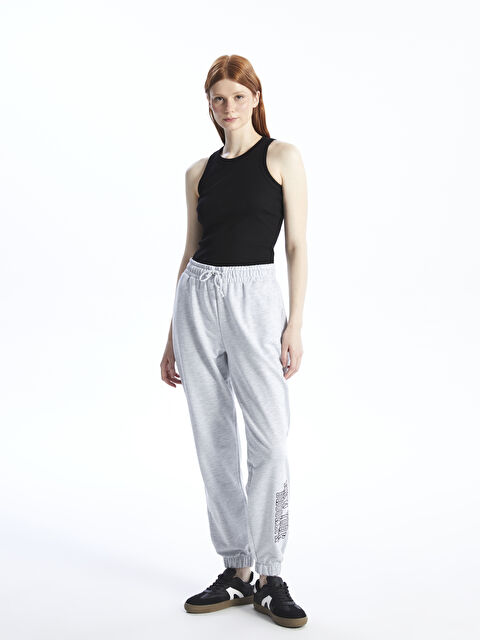 XSIDE Elasticated Waist Printed Women's Jogger Sweatpants - S4AE26Z8-EFN