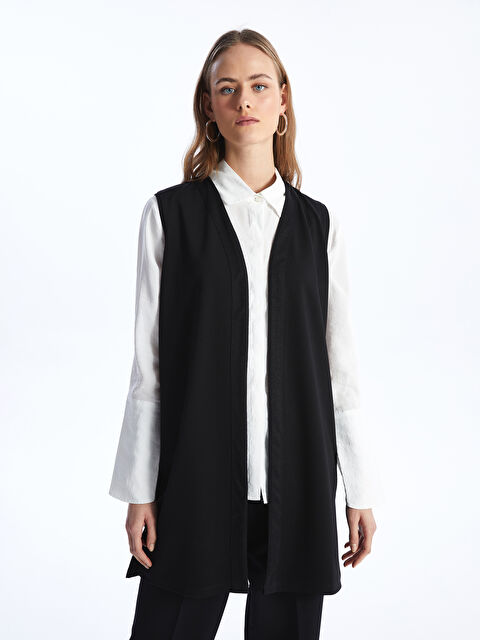 LCWAIKIKI Basic Women's Shawl Collar Plain Cardigan - S4AI23Z8-CVL