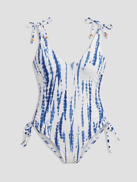 LCW DREAM V Yaka Desenli Kadın Mayo