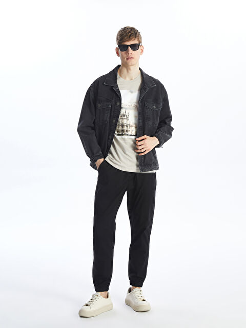 XSIDE Regular Fit Poplin Men's Jogger Trousers - S4AJ56Z8-RQL