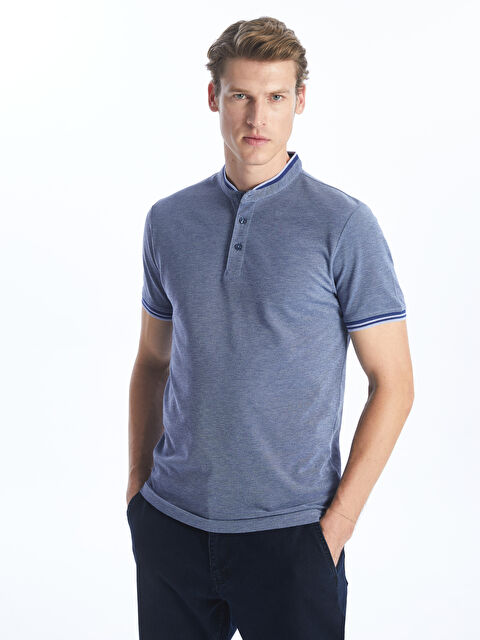 LCWAIKIKI Classic Hakim Yaka Kısa Kollu Erkek Tişört