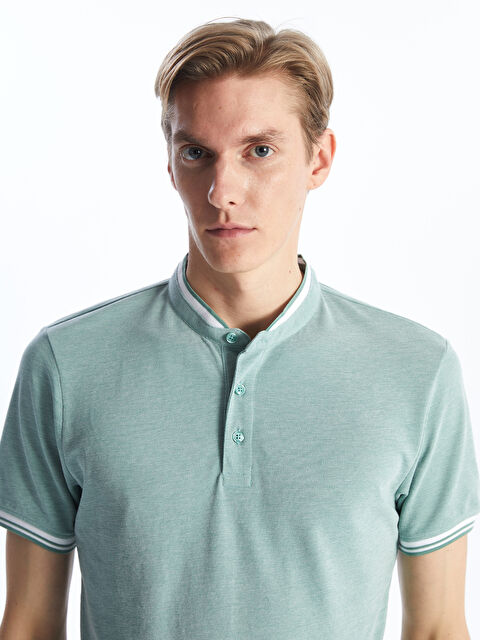 LCWAIKIKI Classic Hakim Yaka Kısa Kollu Erkek Tişört - S4AJ94Z8-MJZ