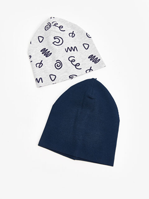 LCW baby Pamuklu Erkek Bebek Bere 2'li - S4AL16Z1-LRW