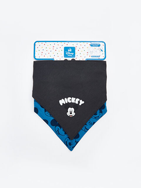 LCW baby Mickey Mouse Baskılı Bebek Mama Önlüğü 2'li - S4AL26Z1-SFH