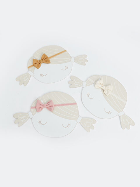 LCW baby Lot de 3 Bandeaux pour Bébé Filles avec Nœud Basique - S4AL62Z1-FDL