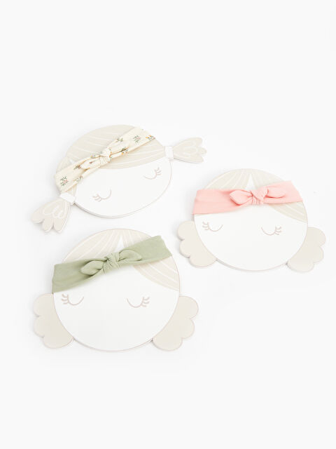 LCW baby Lot de 3 Bandeaux pour Bébé Filles avec Nœud Basique - S4AL66Z1-VHL