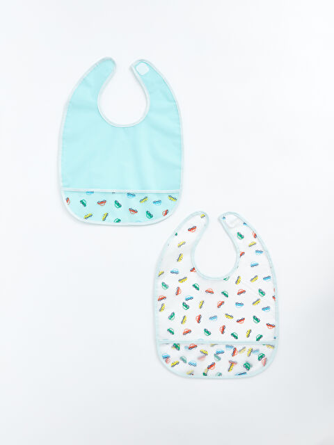 LCW baby Bavetă Imprimată pentru Bebeluși Băieți, Pachet de 2 - S4AL85Z1-Q57