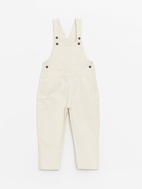 LCW Kids Square Collar Strappy Baby Boys' Dungarees - S4AN71Z1-F0B