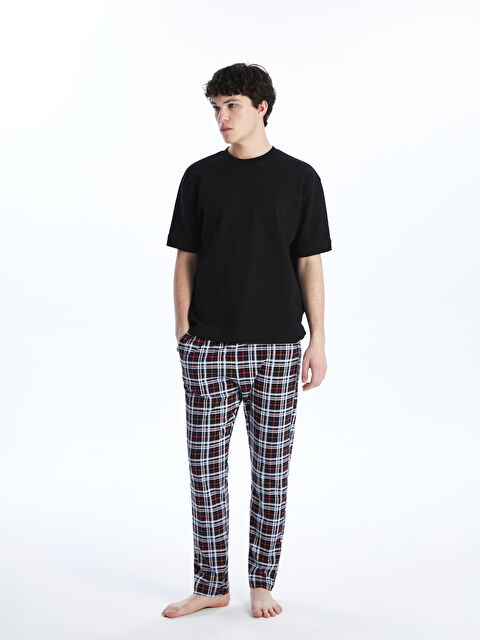 LC WAIKIKI Standart Kalıp Ekose Erkek Pijama Alt - S4AR16Z8-LSJ