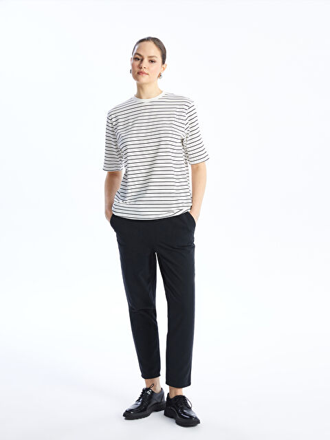 LCW Modest Women's Carrot Fit Plain Trousers - S4AU72Z8-CVL