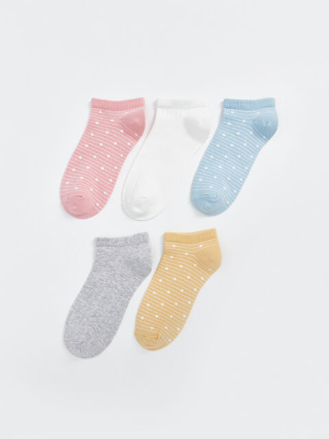 LCW DREAM Desenli Kadın Patik Çorap 5'li - S4BB13Z8-FTG