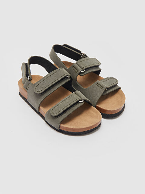 LCW STEPS Double Strap Hook and Loop Baby Boys' Sandals - S4BC48Z1-VYZ