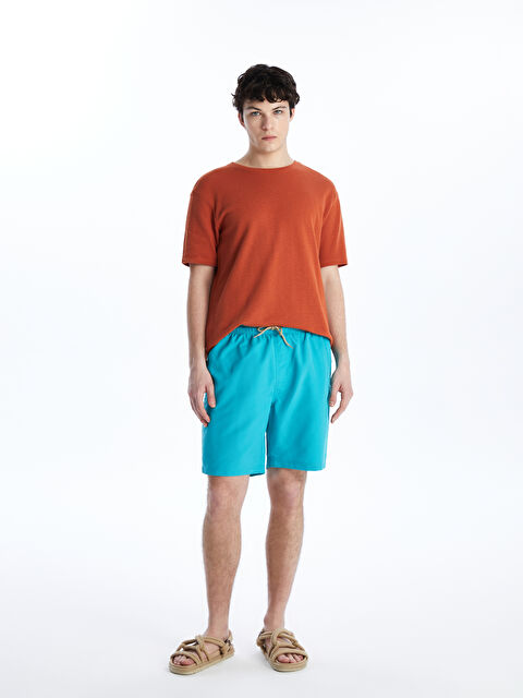 LCWAIKIKI Classic Kısa Boy Basic Erkek Deniz Şortu - S4BH91Z8-SY5