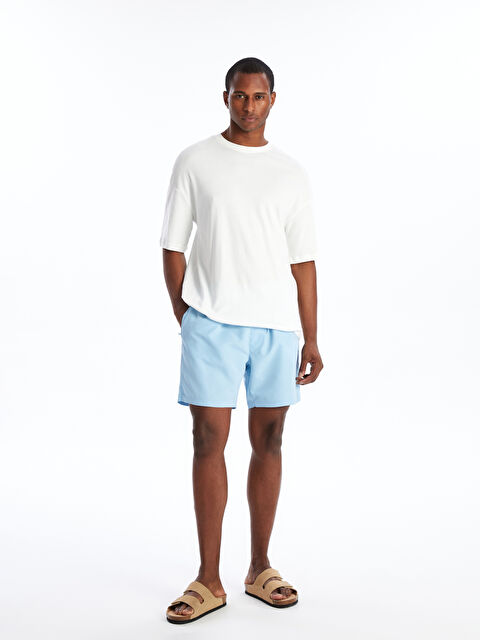 LCW SWIMWEAR Kısa Boy Baskılı Erkek Deniz Şortu - S4BI15Z8-FND