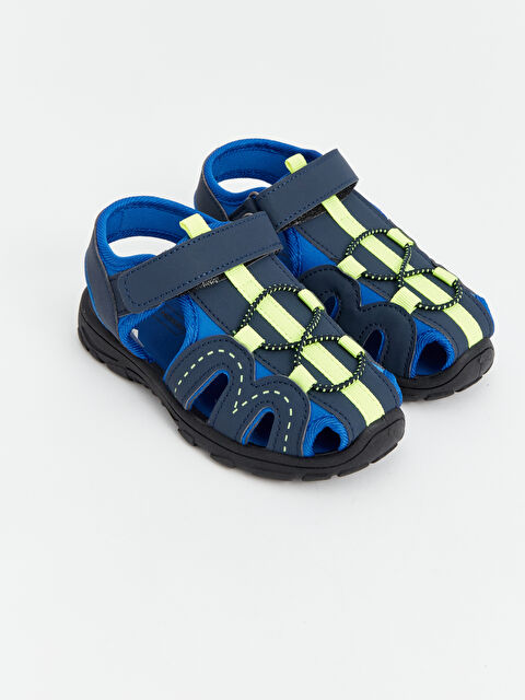 LCW STEPS Сандалии для мальчиков с принтом и застежкой-липучкой - S4BI74Z4-CRW