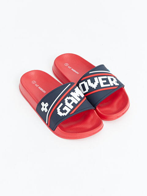 LCW STEPS Тапочки з принтом з одним ремінцем для хлопчиків - S4BJ68Z4-VJX