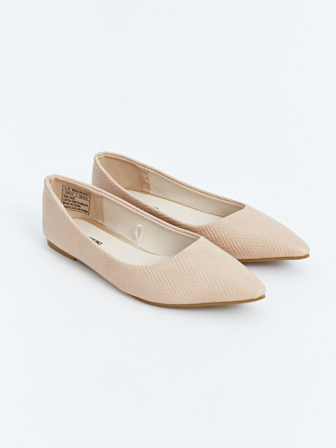 LCW STEPS أحذية باليه مسطحة بمقدمة مدببة للسيدات - S4BL18Z8-SEZ