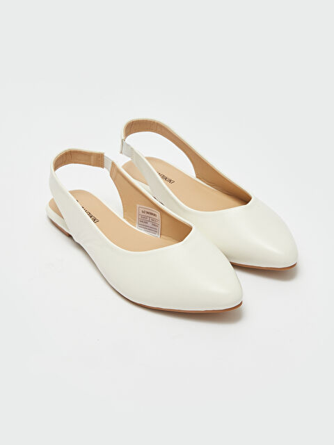 LCW STEPS أحذية باليه مسطحة من الجلد الصناعي للسيدات - S4BL29Z8-J5E