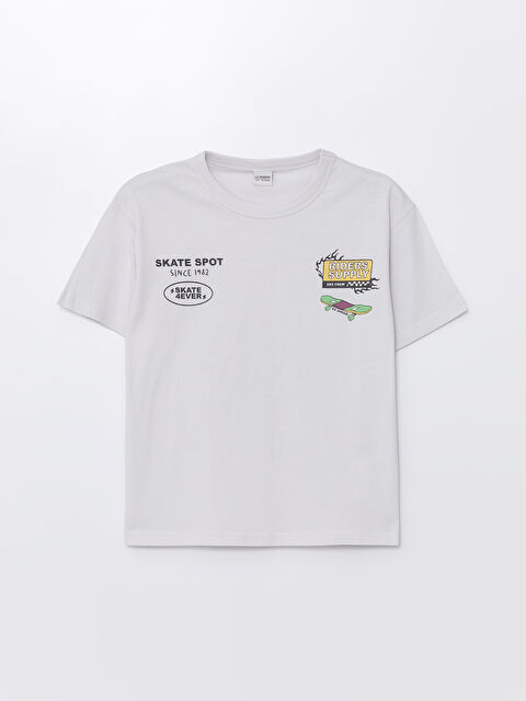 LCW Kids Oversize Crew Neck Boys' T-Shirt - S4BO72Z4-FX4