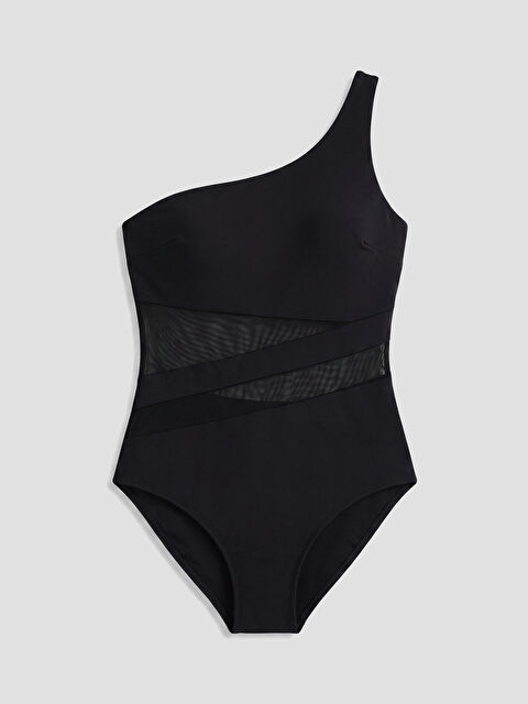 LCW DREAM Kadın Tek Omuz Düz Mayo