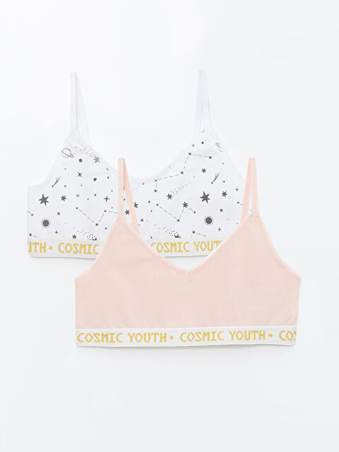LCW Kids Baskılı Kız Çocuk Büstiyer 2'li - S4CC32Z4-LRA