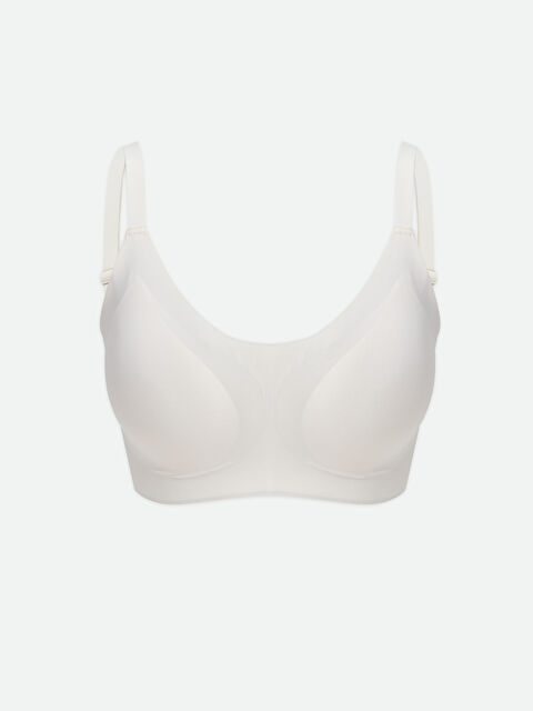 LCW DREAM Non-Wired Non Padded Laser Cut Sports Bra - S4CE06Z8-FDK