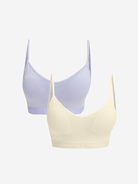 LCW Young Balensiz Pedli Nakışlı Büstiyer 2'li Paket