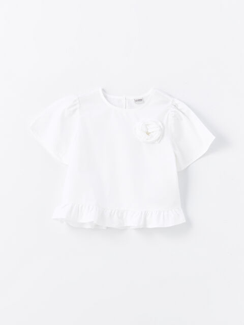 LCW Kids بلوزة برقبة دائرية للبنات - S4CI38Z4-Q6K